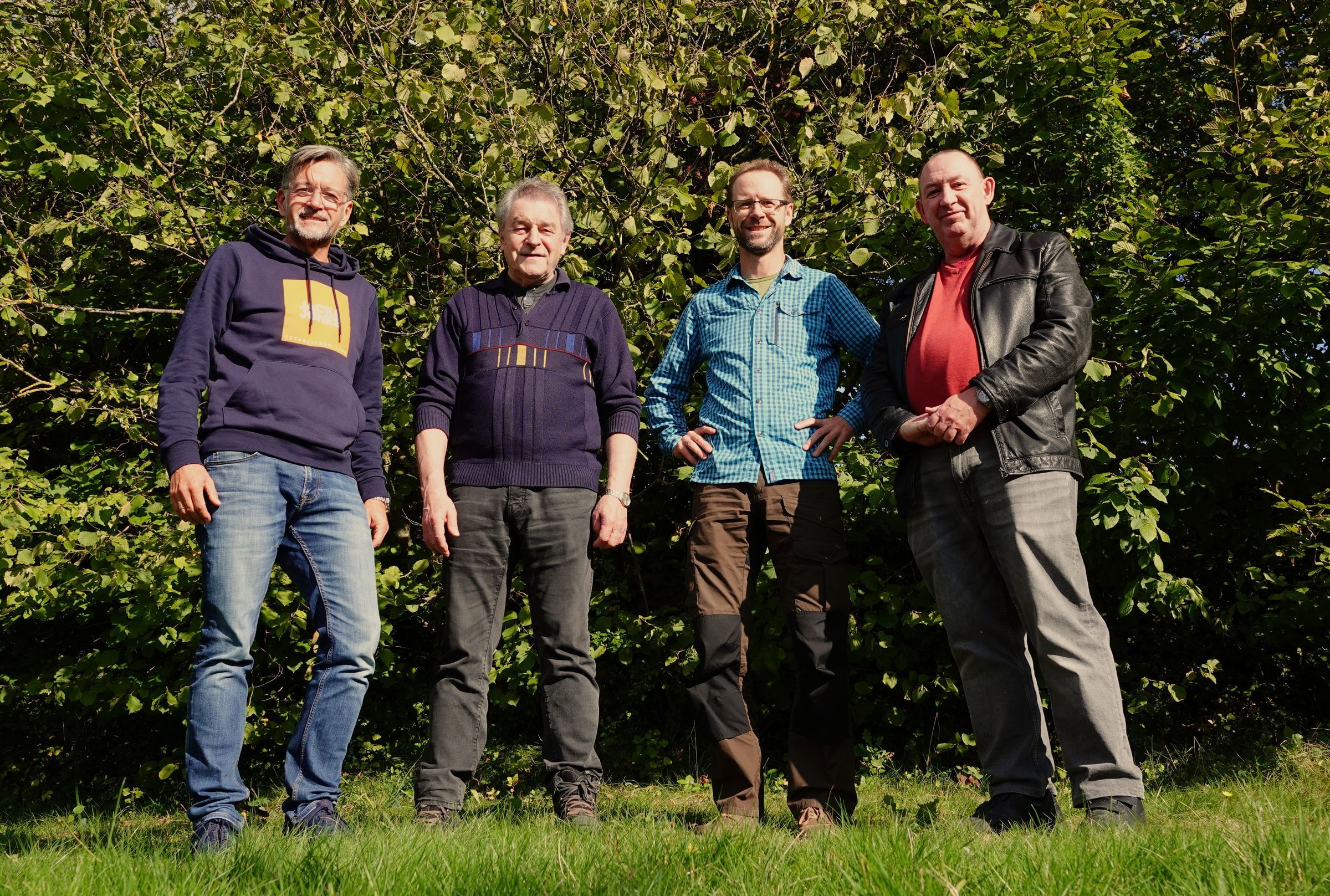 Besprechung zum weiteren Vorgehen: (v.l.) Karsten Fischkal, Helmut König, Harald Schott, Jens Arnold